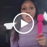 I become a naughty doll masturbating in the car*